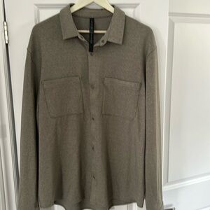 Lululemon Mens Flannel Full Button Shirt size XXL